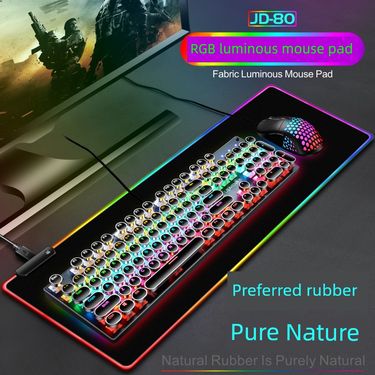 Mouse Oversized RGB Gaming Electronic Sports Keyboard Waterproof Thickened Desk Luminous Pad_voghion.com