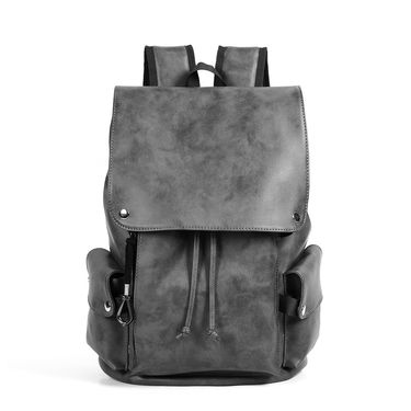 2025 Men's Retro Vintage Backpack - PU Leather 14" Laptop Bag, Water-Resistant Anti-Theft Commuter Pack With Smooth Zippers, Brown_voghion.com