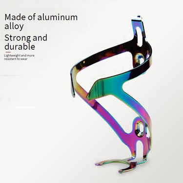 Bicycle Bottle Holder Road Aluminum Alloy Gradient Water Bottle Cage Bicycle Water Bottle Cage Colorful Road Mountain Bike Water Bottle Cage_voghion.com