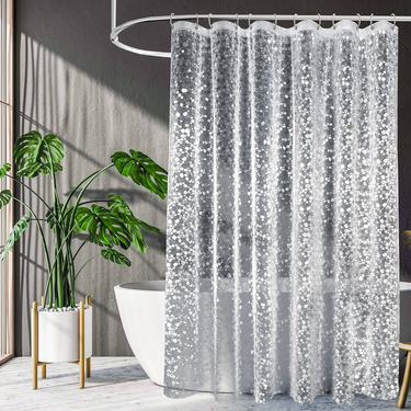 Shower Curtain Waterproof And Mildew Proof Isolation Curtain Thickened Eva Plastic Shower Curtain Lining Water Cube Bathroom_voghion.com