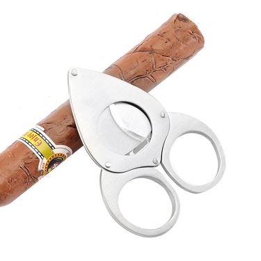 Bat-Shaped Stainless Steel Cigar Cutter With Dual Blades – Precision Guillotine_voghion.com