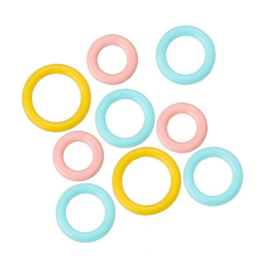 Colorful Plastic Marking Ring 100pcs per Pack / DIY Plastic Marking Buckle Small Marking Needle Number Tool_voghion.com