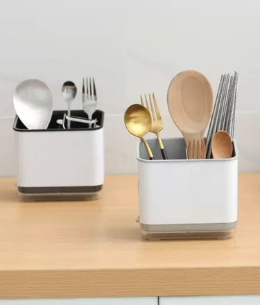 Multifunctional Chopstick Holder With Draining Function, Suitable For Household Use, Kitchen Tableware, Spoons, And Chopsticks._voghion.com