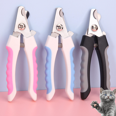 Stainless steel pet nail clippers, dog Teddy nail clippers, cat specific nail clippers, pet supplies_viptrois.com
