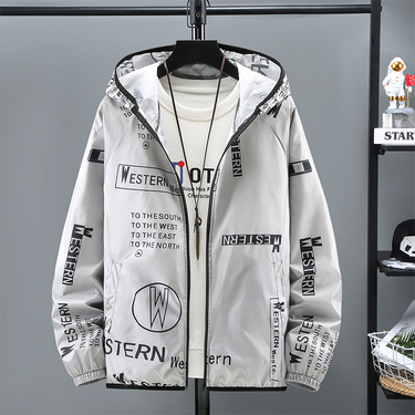 Men's clothing Sunscreen clothing men's ice silk quick-drying ultra-thin breathable clothes anti-ultraviolet sunscreen clothing students summer jacket_voghion.com