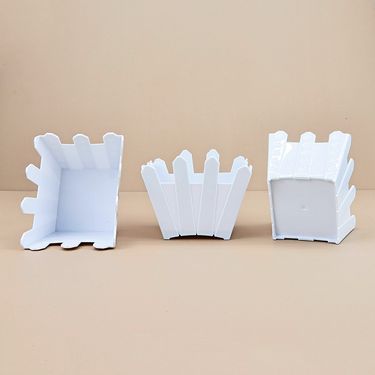 Home Furniture green plant potted flocking foam plastic fence flower pot simulation flower decorative pot desktop ornaments flower_voghion.com