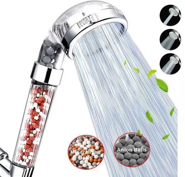 2024 EU SPA Shower Head - 300% Pressure Boost & Anion Filter | 3 Modes Rainfall/Massage/Jetting | 40% Water Saving_voghion.com