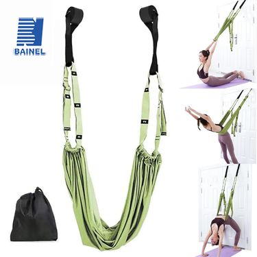 Multi Functional Yoga Hammock Posture Assisted Adult Suspension Swing Aerial Yoga Rope Stretch Leg Fitness Training_voghion.com
