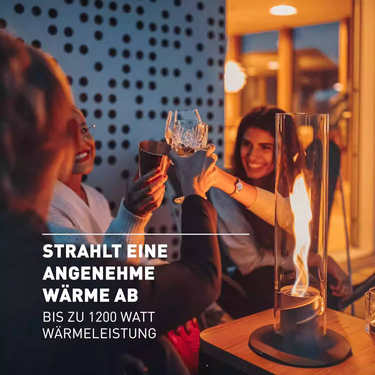 Alcohol Fireplace, Indoor, Outdoor, Camping, Tabletop Decorative Fireplace, Fire Tornado Rotating Real Flame Atmosphere, Party, Heating Fireplace_voghion.com