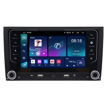 applicable to 02 08 Audi A4 car navigation Bluetooth player central control integrated car navigation_voghion.com