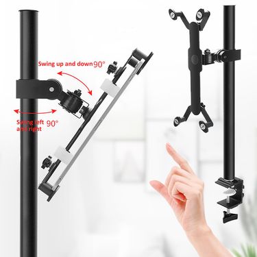 360 ° Rotation Mount Tablet Stand Aluminum Alloy Wall Hang Bracket Holder For IPhone IPad Xiaomi Mipad Universal 7-13_voghion.com