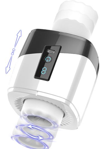 Love And Music, Expandable And Rotating Airplane Cup, Men's Masturbator, Thrusting Routine, Adult Sexual Products_voghion.com