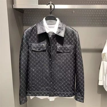 Men's Clothing Autumn And Winter Men's Leather Jacket Business Casual High End PU Leather Trendy Men's Jacket Cross Border High Version_voghion.com