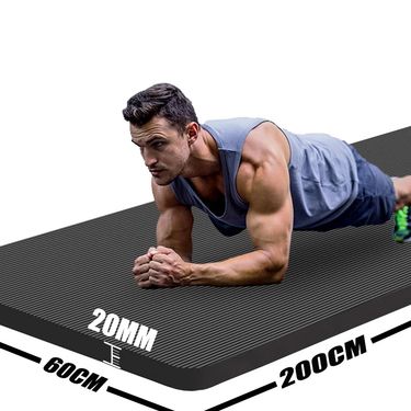 2Meter Longer Yoga Mat Super Large Lengthened Yoga Mat Men's Special High Quality Fitness Pilates Exercise Healthy Fitness Mat_viptrois.com