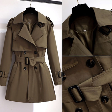 Women's Clothing Design Sense Lace Up Medium And Long Outer Vest Outer_voghion.com