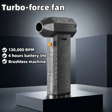 Air Blower 130000rpm Turbo Fan Handheld Mini Turbo Industrial Booster Violent Fan Turbo Jet Fan Dust Blower Cleaning Tool Type-C_voghion.com