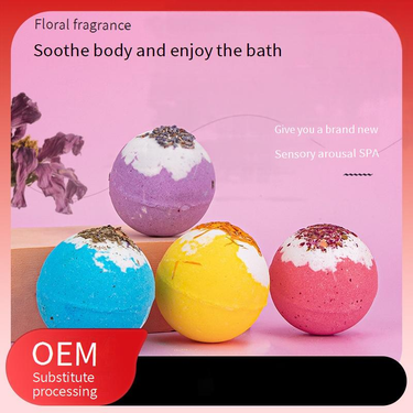 Bath Explosion Dried Flower Bath Salt Ball Exfoliating Bubble Ball Foot Bath Essential Oil Bath Ball Spot Christmas Bath Ball_voghion.com