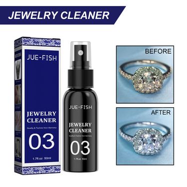 Jue-Fish Jewelry Cleaner Clean Diamond Ring Necklace Gold Cleaner Rust Removal Ash Removal Cleaner_voghion.com