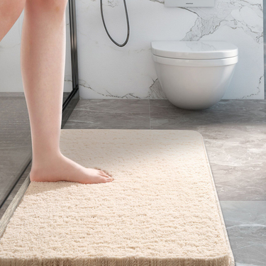 Bathroom Floor Mats Toilet Absorbent Mats Household Toilet Door Anti Slip Foot Mats Bathroom Floor Mats Quick Drying Carpet_voghion.com