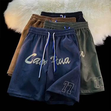 Men's Clothing Shorts Trendy Straight Basketball Sports Pants Loose Casual Big Pants_voghion.com