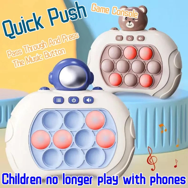 Children Speed Push Game Machine Press To Press Music Puzzle Level Breaking Decompression Tool Concentration Toys Boys And Girls_voghion.com