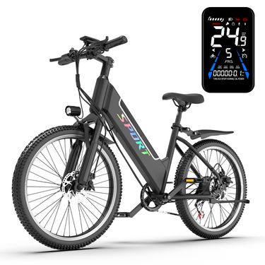 Deepower F26 Urban Commuter Electric Bike 750W Rear Motor, 48V 7.8AH Battery, 7-Speed_voghion.com
