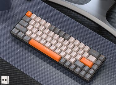 Free Wolf K68 Bluetooth Wireless Dual-Mode Customizable Color-Blocking Gaming Hot-Swappable Mechanical Keyboard_voghion.com