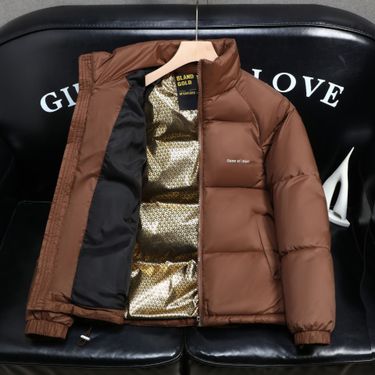 Men's clothing Men's Winter Jacket All match Casual Cotton Jacket Stand Collar New All match Padded Jacket Short Thick Warm Men_voghion.com