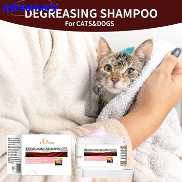 Pet Cat Specific Grease Remover For Cleaning Tail Oil Stains, Chin Stains, Hair Care, Concentrated Pet Cat Shampoo_voghion.com