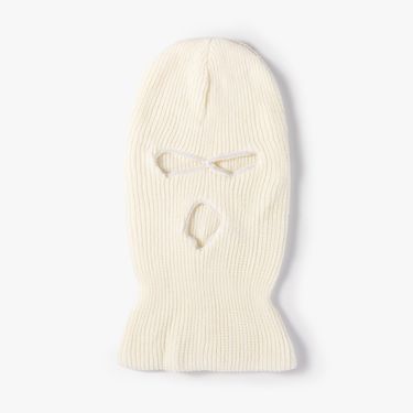 LazyZoom New Three-Hole Face Mask Winter Ski Knitted Cycling Hole Pullover Hat Embroidery_voghion.com