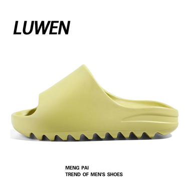 High End Trendy Slippers With A Sense Of Stepping On Shit New Couple Same Style Flip Flops For Men And Women Thick Soled Beach Sandals_voghion.com