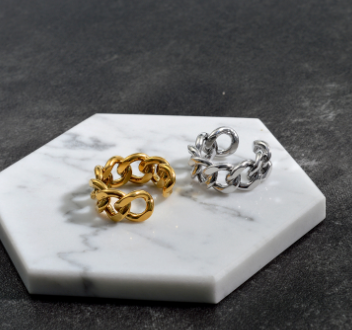 Fashion ring chain with unique design_voghion.com