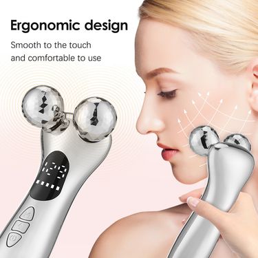 roller Facial Massage Intelligent Mode 9-level 4D Pulse Slimming Shaping Home Beauty Device_voghion.com