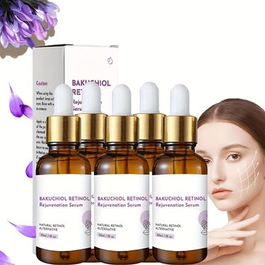Super Facial Serum, Vitamin C & E Serum With Hyaluronic Acid Retinol, Hydrating Skin Care Oil, 5PC_voghion.com