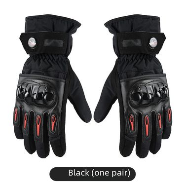 Motorcycle Riding Gloves Winter Motorcycle Gloves Long Finger Windproof Warm Waterproof Drop-resistant Racing Knight Gloves for Men_voghion.com