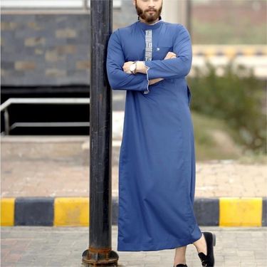 Men's Clothing Muslim Robe Middle Eastern National Costumes For All Seasons National Arabic_voghion.com