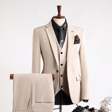 Men's Clothing Spring New Suit Men's Slim Fashion Wedding Dress Groomsmen Suit Business Professional Formal Suit_voghion.com