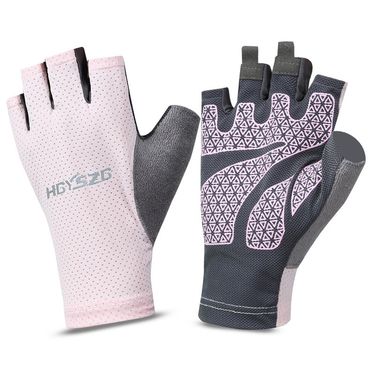 Cycling half-finger gloves men's summer sports non-slip sunscreen thin section breathable cycling outdoor fishing bicycle gloves_voghion.com
