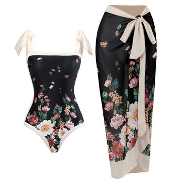 Women's Clothing Swimsuit Conservative One Piece Sexy Swimsuit Female Chiffon Skirt Swimsuit Suit_voghion.com