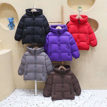 Mother & Kids 2024 autumn and winter new children's clothing down jackets for middle and large children style thickened black and gold down jackets_voghion.com