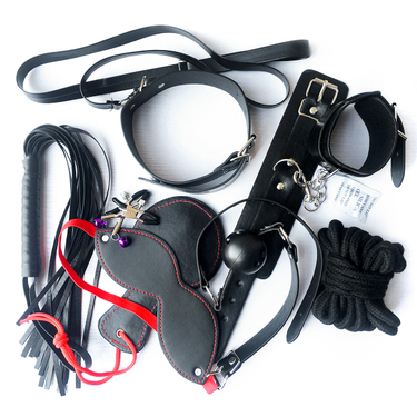 Sexy alternative leather goods factory SM adult hairless 8-piece set eight-piece set SEX TOYS sex toys_voghion.com