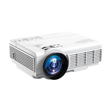 Qiangpu HD Projector For Bedroom Wall Projection Home Use 4K Hotel Homestay Apartment_voghion.com