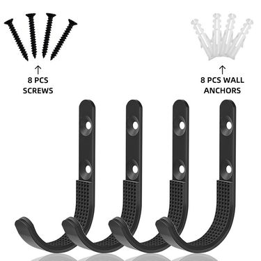 Wall Metal Semicircular Hook Wall Mount Metal Bracket Display Hook Gun Accessories_voghion.com