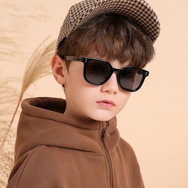 2023 New Children Sunglasses Fashion Colorful Kid Sun Glasses Boy Girl Unisex Vintage Square Goggle UV400 Gafas De Sol_voghion.com