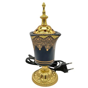 Home Furniture ceramic plug in incense burner Middle Eastern Arabic electronic incense burner indoor sandalwood incense burner_voghion.com