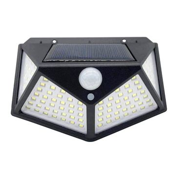 100 LED Solar Wall Lights Outdoor Solar Lamp Waterproof PIR Motion Sensor Solar Powered Sunlight Street Light for Garden Light_voghion.com
