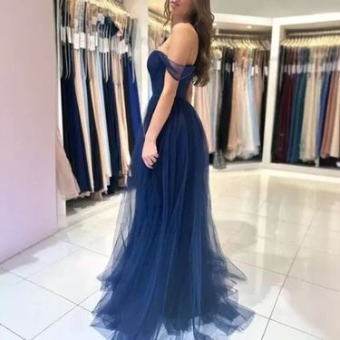 One Shoulder Long Banquet Party Dress Ball Dress_voghion.com