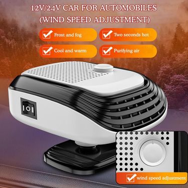 360° Rotating Bracket 12v 500w Heater Thermal Switch Electric Car Defroster Heating Coog Windshield R8w8_ecoleips.com