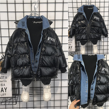 Children's clothing boys' padded clothes thickened small children's down cotton-padded clothes winter clothes boys' cotton-padded jacket tide_voghion.com