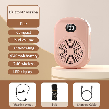 Bluetooth Wireless Amplifier Teacher-Specific Multi-Functional Wireless Microphone Headset Lecture Teacher Teaching Amplifier_voghion.com